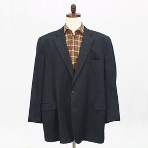 Jack Victor 56L Gray Blazer Sport Coat Jacket 2-Button Solid Y563